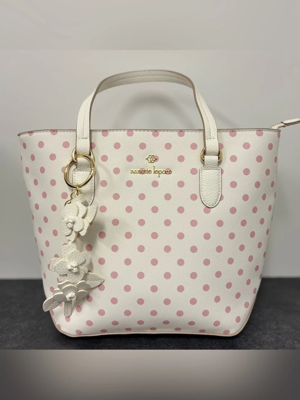 Nanette Lepore Marianna Crossbody Polka Dots Bag - Picture 1 of 7